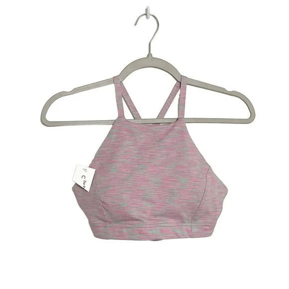 Outdoor Voices Freeform Sports Bra Strappy Bra in Watermelon Sugar Small NEW - Picture 2 of 6